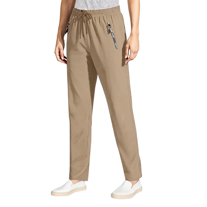 Women’s Ultra-Stretch Ice Silk Casual Pants – Lightweight & Comfortable