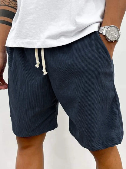 FINAL SALE⚡10 Packs for $34.99⚡ - Men's Fashion Vintage Corduroy Casual Elastic Stretch Shorts With Side Pockets