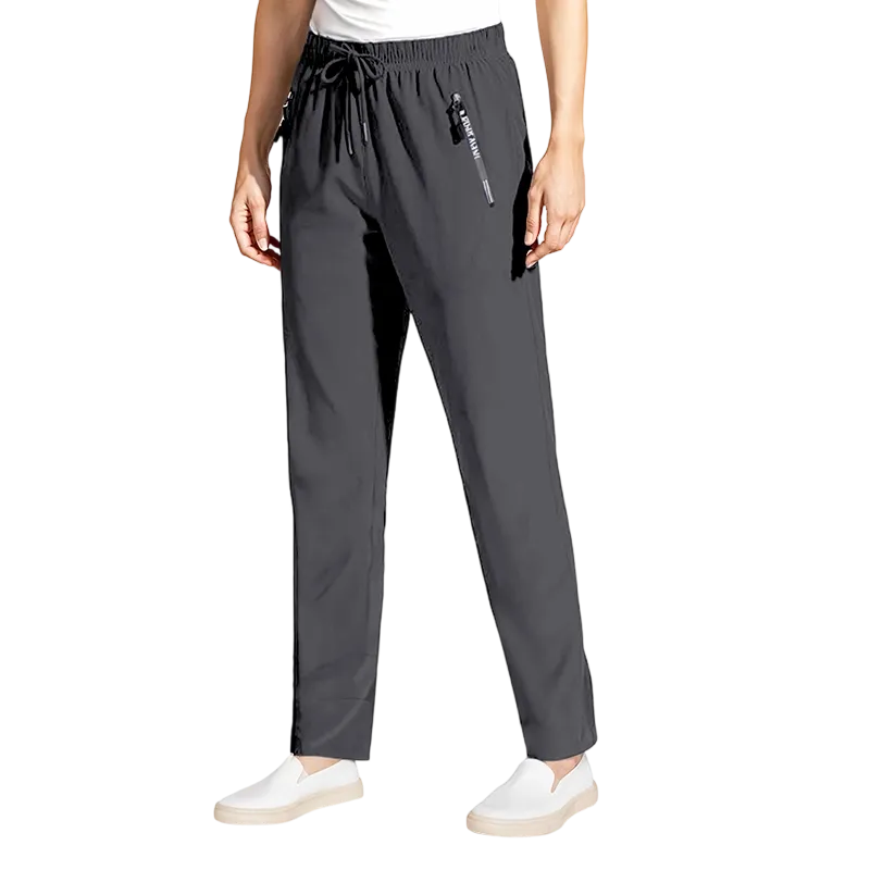 Women’s Ultra-Stretch Ice Silk Casual Pants – Lightweight & Comfortable