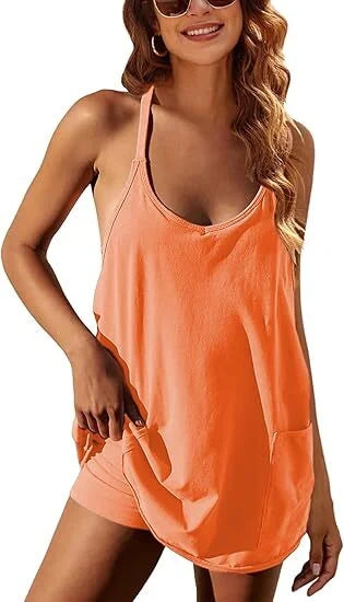 💝Last Day Promotion⚡Women's Athletic Sleeveless Mini Dress