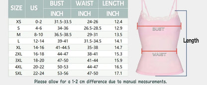 Women’s Padded Lace Cami Top – Double Lined Sexy Spaghetti Strap Tank