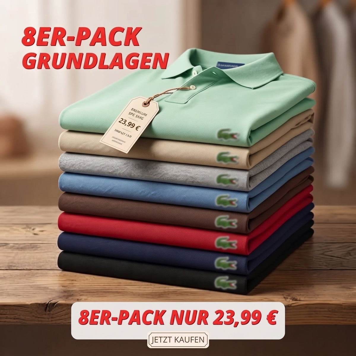 🔥Räumungsverkauf 2026 – Klassische Poloshirt