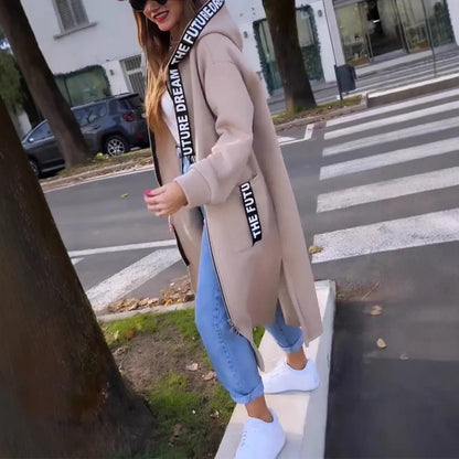💃Women's oversized hooded coat in a sweatshirt style