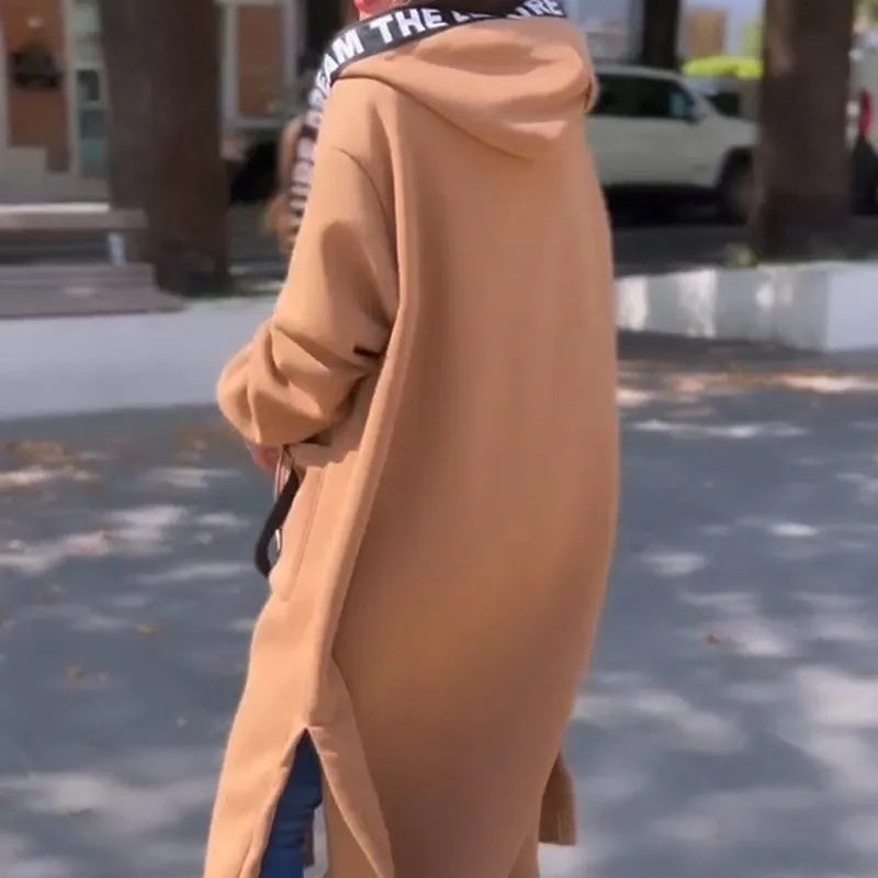 💃Women's oversized hooded coat in a sweatshirt style